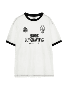 BORE OUT FOOTBALL T-SHIRT WHITE